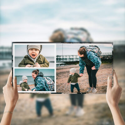 Livres Photo Ultra-Plate avec Couverture Rigide