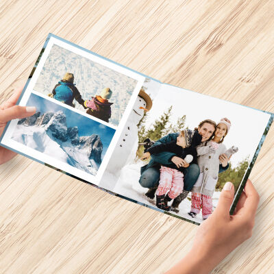 Ultra-Flat Photobooks with Hard Cover